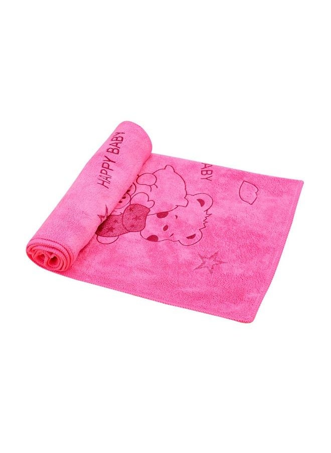 The Little Lookers Bath Towel For Newborn; Baby; Kids; Super Soft Baby Bath Towel Set For Infants (0 3 Years) (Pink&Blue Pack Of 2)  - Image 3
