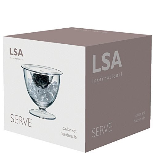 LSA International LSA SZ18 Serve Caviar Set Ø5.5in/H5in Clear - Image 5