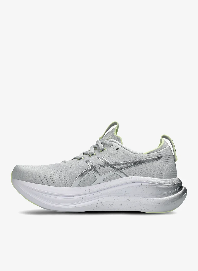 Asics Grey Women's GEL-KAYANO 33 PLATINUM Running Shoes for Women | Best Price UAE