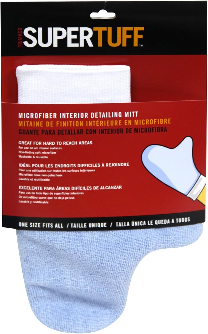 Trimaco Trimaco SuperTuff Microfiber Interior Detailing Mitt  - Image 2