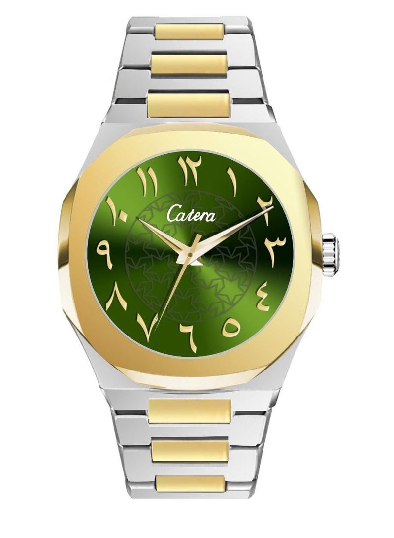 كاترك ساعة يد كوارتز مقاومة للماء بعقارب للرجال