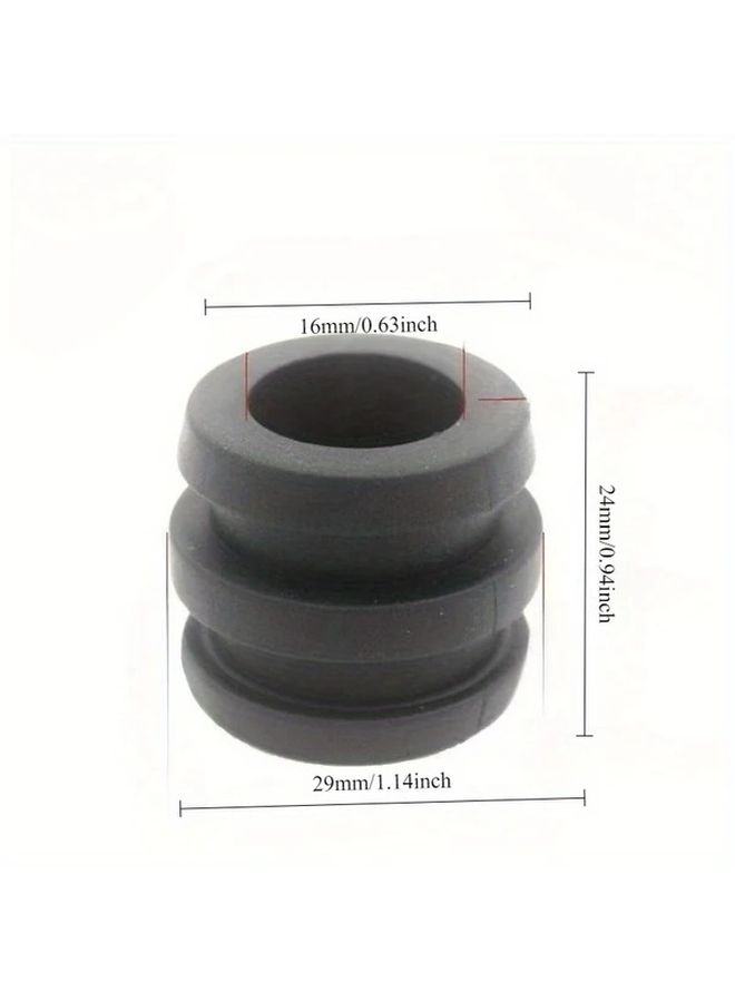 Black Rubber Tubes For Soccer Table Parts Heavy Duty Model 5529 4 Pcs Set - Image 2