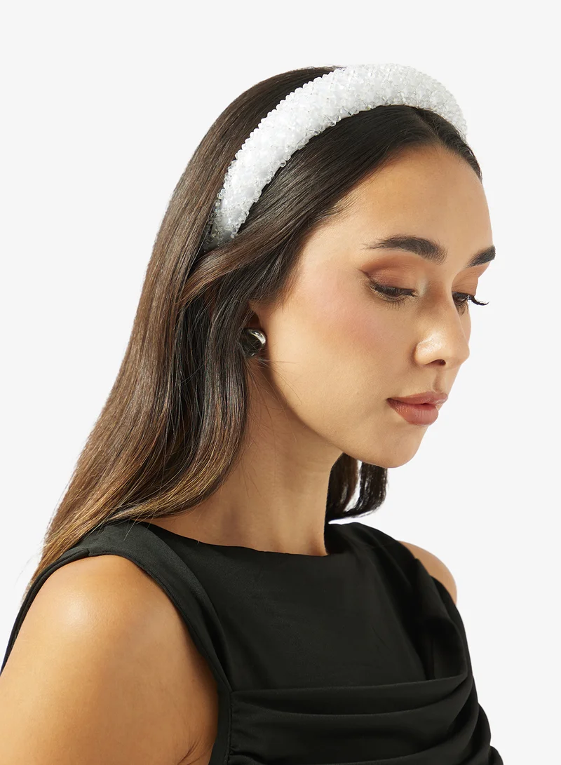Khizana  Rhinestone Embellished Headband for Women | Best Price UAE