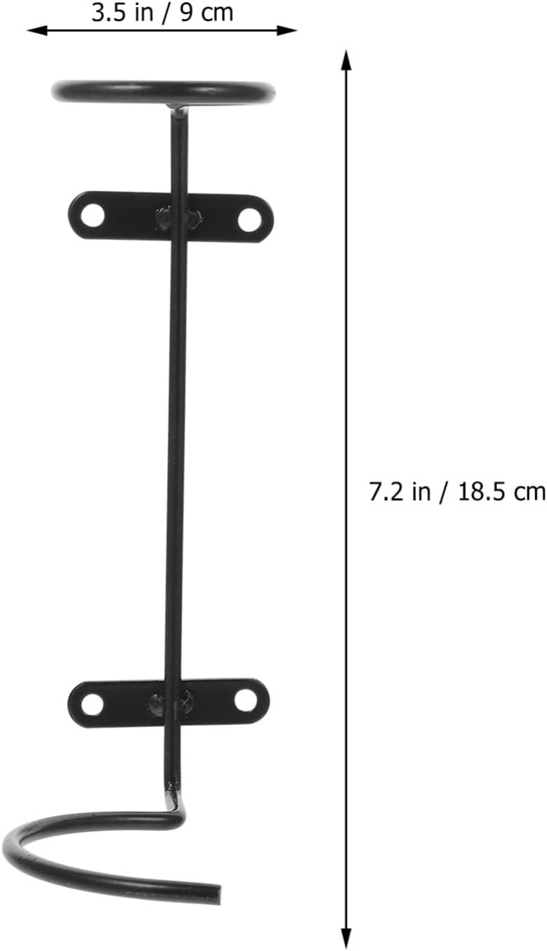 klarako 6pcs Wine Rack Wine Storage Holder Wine Bottle Holder red Wine Display Holder Metal Wine Wall Racks Liquor Bottle Display Shelf Wine Bottles Storage Rack Metal Wall Iron Hanging - Image 5