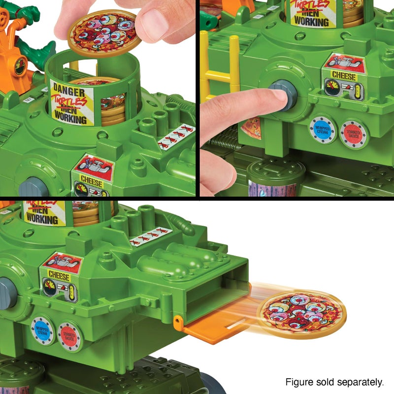 PlayMates Teenage Mutant Ninja Turtles Classic Pizza Thrower Vehicle - Image 5