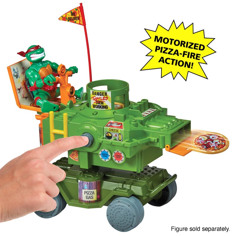 PlayMates Teenage Mutant Ninja Turtles Classic Pizza Thrower Vehicle - Image 3
