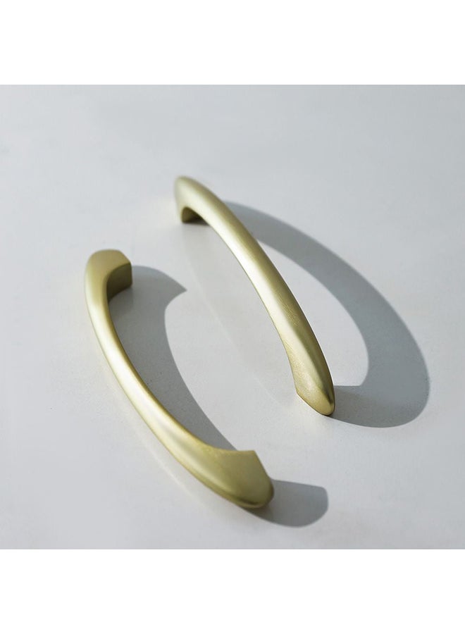 milano Milano Aria Cabinet Handle Zinc Alloy – Premium Pull Handle for Kitchen Cabinets, Drawers, Cupboards, Wardrobes – Sleek Modern Design Furniture Handle Brushed Gold 195X33X13Mm  - Image 1