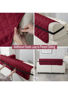 HOKIPO 1 Seater Quilted Polyester Sofa Cover Mat, 60x184 cm, Maroon (AR-4663-M3) - pzsku/Z7B9C4DEBC9319F772F69Z/45/_/1738306752/60403ba1-605f-40ee-9a16-6fb95059a106