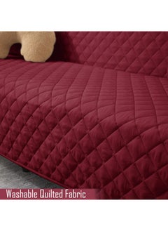 HOKIPO 1 Seater Quilted Polyester Sofa Cover Mat, 60x184 cm, Maroon (AR-4663-M3) - pzsku/Z7B9C4DEBC9319F772F69Z/45/_/1738306758/af81a0cd-5ba2-4799-a0e1-63cb64753ff7