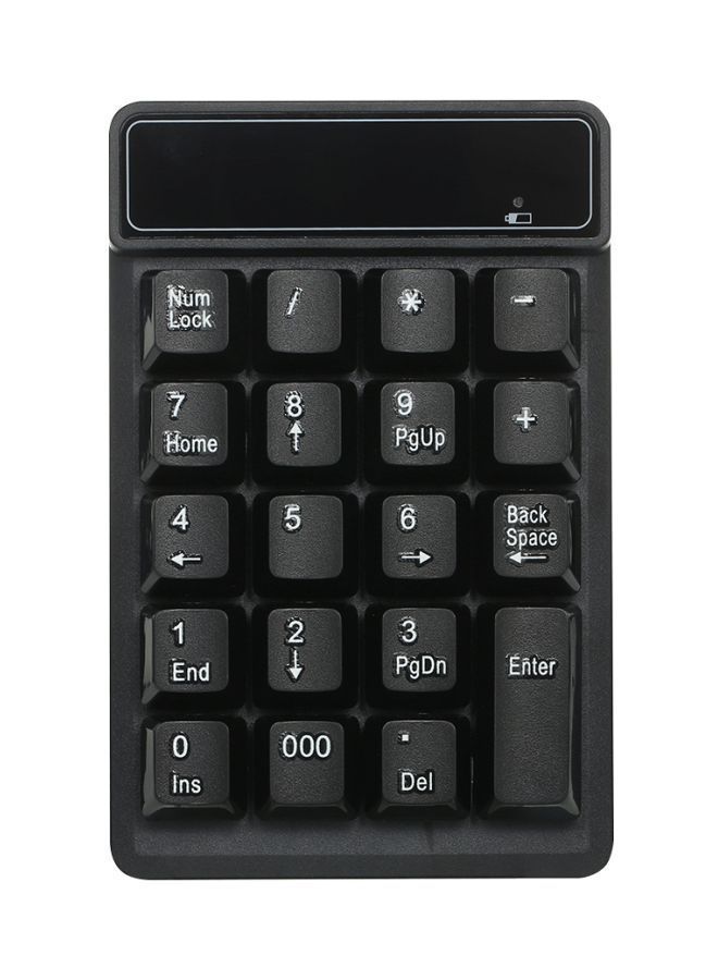 NIBEMINENT 2.4G Wireless Numeric Keypad Black - Image 1