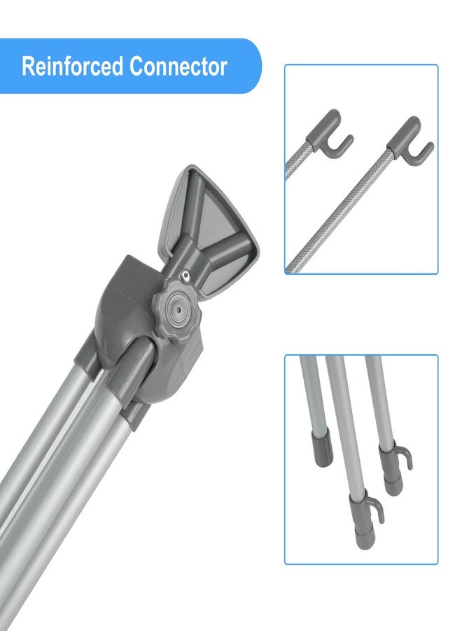 SUERUI Adjustable X Banner Stand Fits Any Banner Size Width 23" to 32" and Height 63" to 78" - Image 2