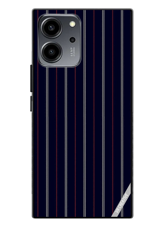 VR CREATIVE Protective Case Cover For Honor 80 SE Strips Design Multicolour - Image 1