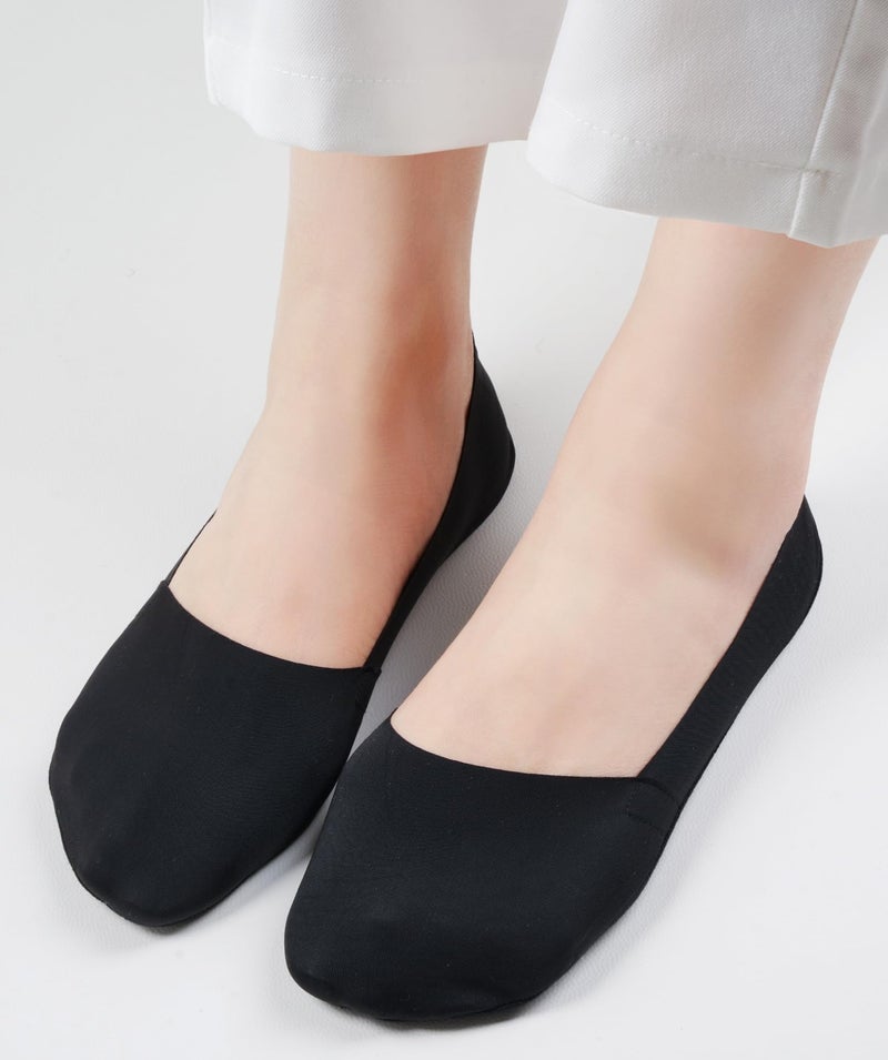 Murmorers No Show Socks for Women, Non Slip Nylon Thin Footies Invisible Silky Low Liner Socks for Loafers Flats 6 Pairs Size 5-8 White Nude Black - Image 4