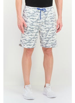 Kenneth Cole Men Drawstring All Over Print Basic Shorts, Multicolor  - Image 1