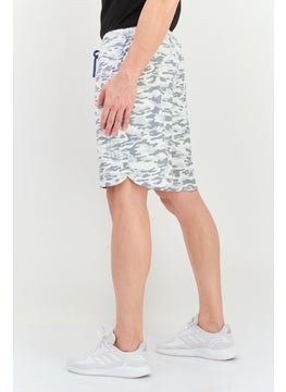Kenneth Cole Men Drawstring All Over Print Basic Shorts, Multicolor  - Image 2