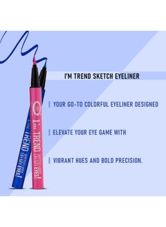 Fashion Colour TREND SKETCH LINER Oh My Eyes Quick-Dry Long Lasting Smudge-Proof Day to Night 01 SAKURA PINK 0.7ml  - Image 4