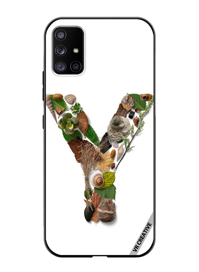 VR CREATIVE Protective Case Cover For Samsung Galaxy A71 5G Alphabet Y Design Multicolour - Image 1
