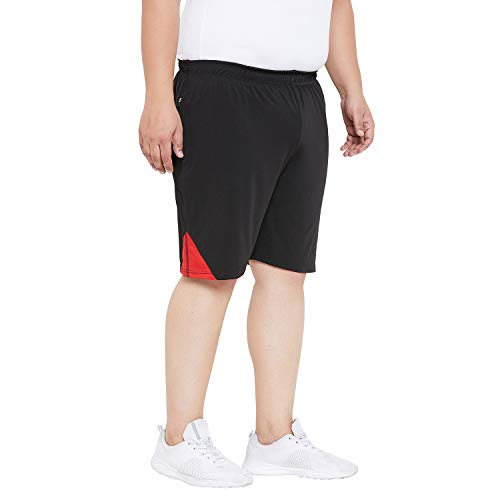 Bigbanana Plus Size Men's Regular Fit Shorts (Fletcher,Black,7XL) - Image 4