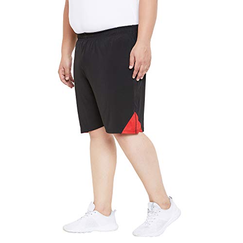 Bigbanana Plus Size Men's Regular Fit Shorts (Fletcher,Black,7XL) - Image 3
