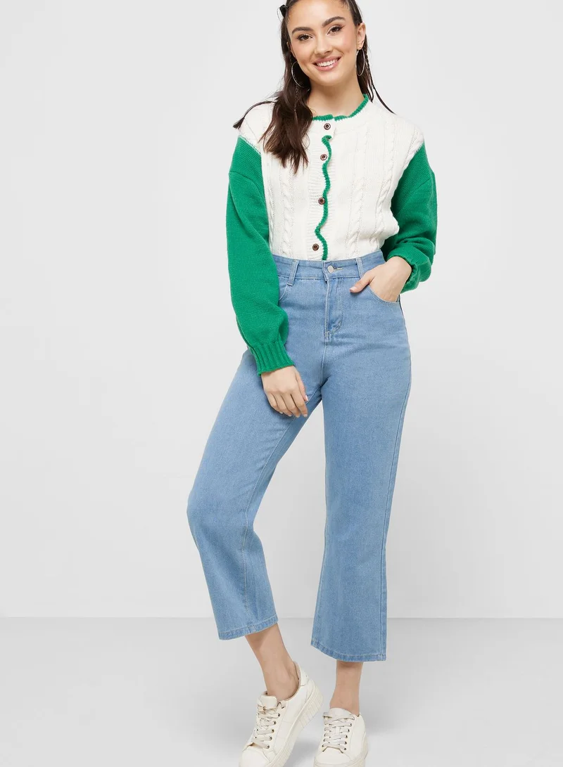 Ginger High Waist Cropped Jeans