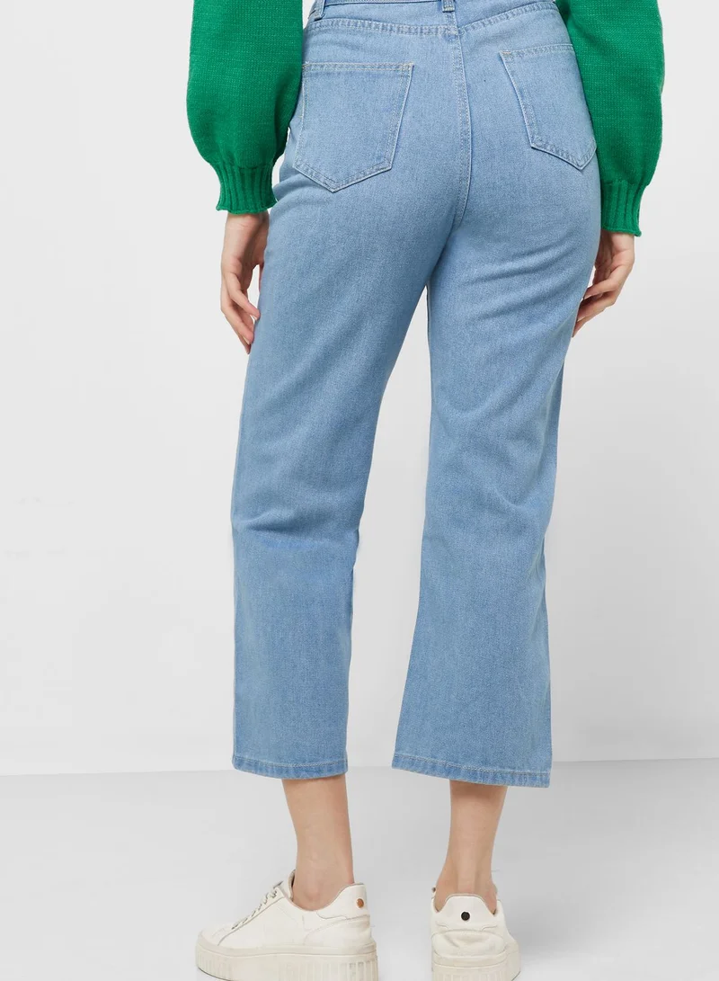 Ginger High Waist Cropped Jeans