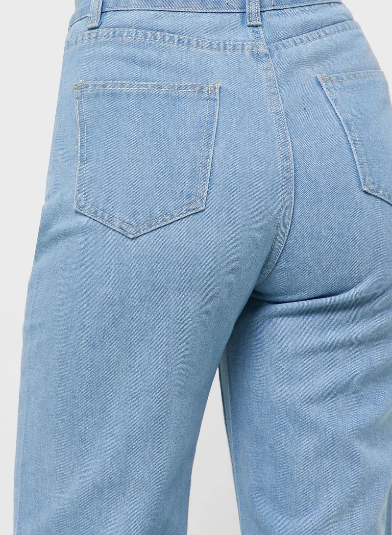 Ginger High Waist Cropped Jeans