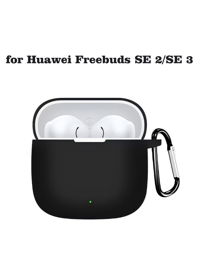 Protective Silicone Case Cover for HUAWEI Freebuds SE 2/SE 3 In-Ear Earphones Black - Image 1