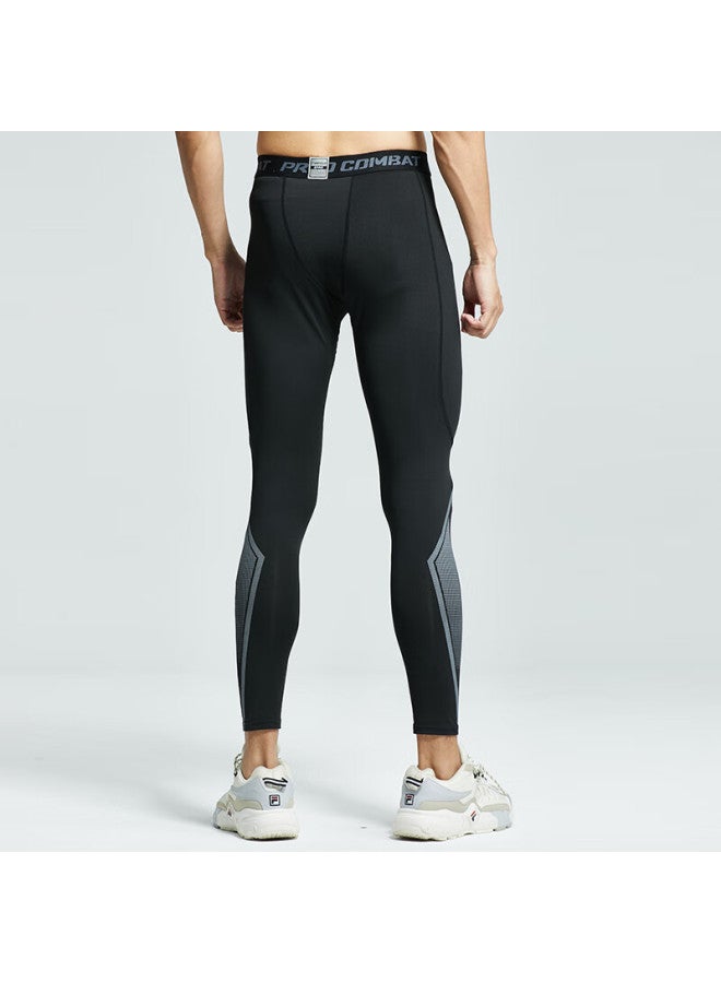 BURUITE Men'S Compression Tights, Quick-Dry, High-Elasticity, Fitness Workout Set, Track And Field Running Suit, Basketball Training Leggings, Compression Stockings - Image 4