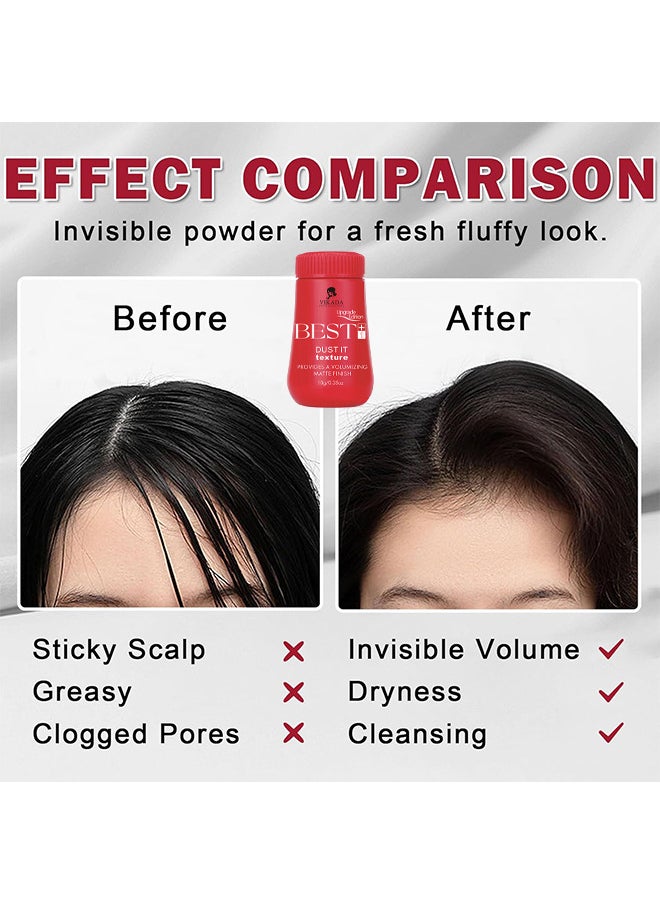 VIKADA - Best+ Dust It Mattifying Volume Powder For Oil Control, Mattifying And Volumizing Hair Powder, 10G - Image 1