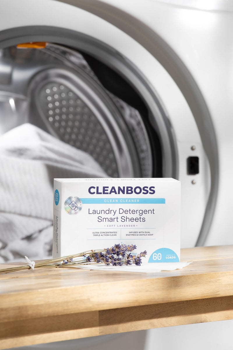 CleanBoss Laundry Detergent Smart Sheets - 60 Sheets - Image 5