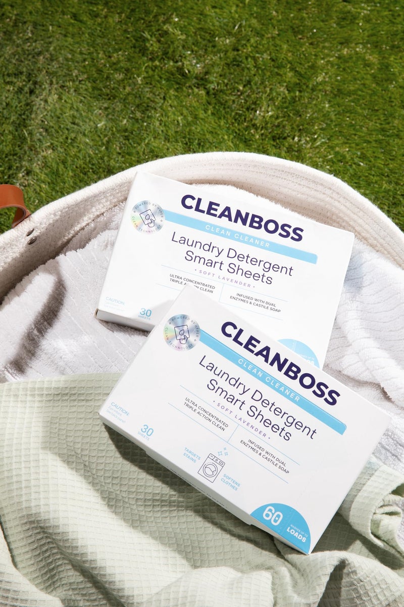 CleanBoss Laundry Detergent Smart Sheets - 60 Sheets - Image 4
