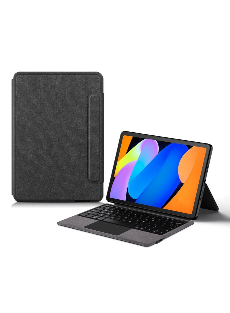 Compatible Keyboard Case for Lenovo Xiaoxin pad11 (2025), Removable Wireless Touchpad Touchpad Keyboard, Leather Case with Multi-Angle Stand - Image 1