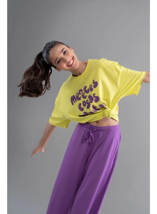 NeceSera Lime Purple Unisex T-shirt