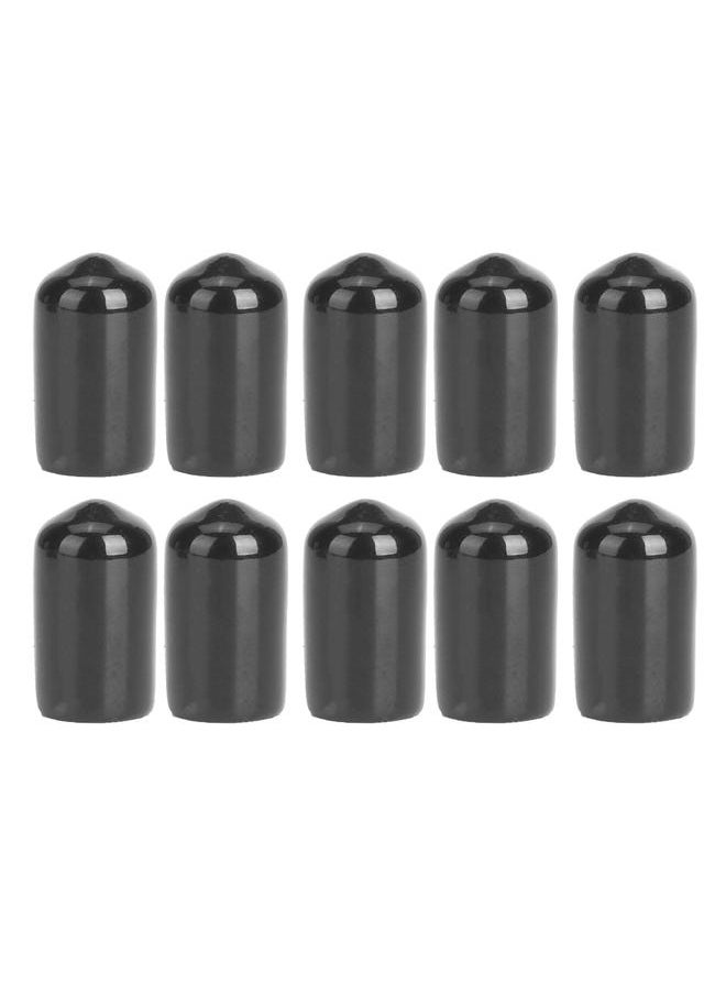 Thoraya 10PCS Rubber Durable Billiard Pool Cue Tip Protector Small Head Club Protective Stick Cover Snooker Accessory10mm  - Image 1
