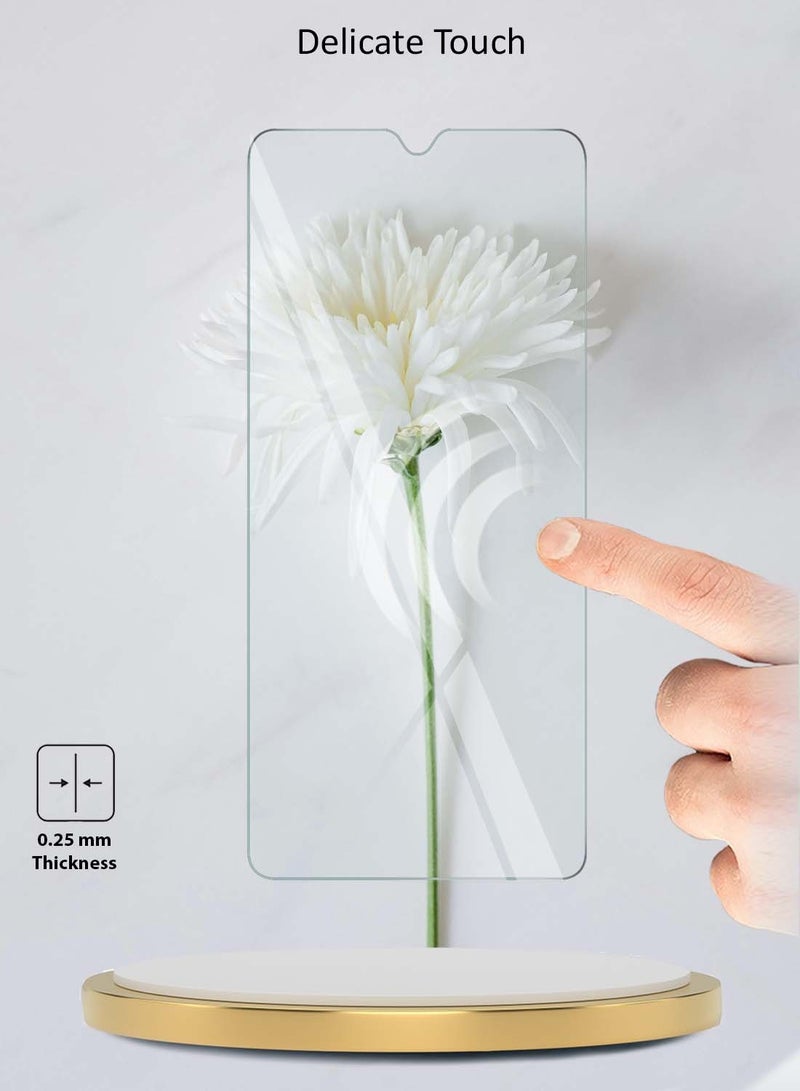 Wtech Samsung Galaxy A26 5G 2024 WTech Premium Series Curved Edges 9H 2.5D Tempered Glass Screen Protector - Clear - Image 4