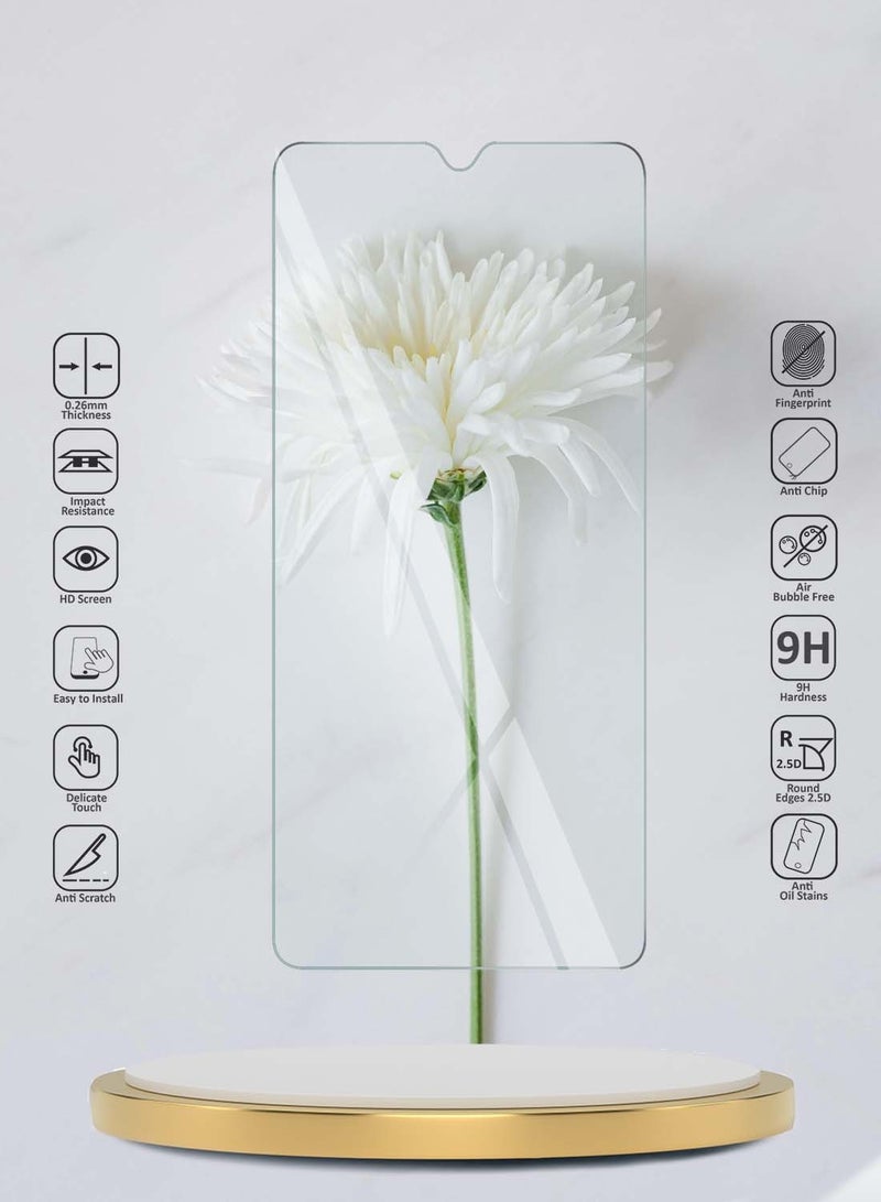 Wtech Samsung Galaxy A26 5G 2024 WTech Premium Series Curved Edges 9H 2.5D Tempered Glass Screen Protector - Clear - Image 2