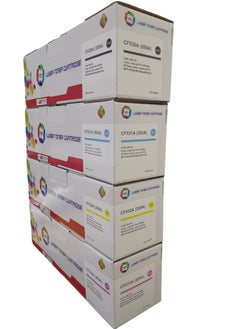 TCT 4-Piece 205 205A Compatible Toner Cartridge Set CF530/CF531/CF532/CF533 Black/Cyan/Yellow/Magenta  - Image 1