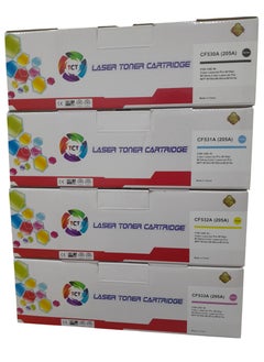 TCT 4-Piece 205 205A Compatible Toner Cartridge Set CF530/CF531/CF532/CF533 Black/Cyan/Yellow/Magenta  - Image 2