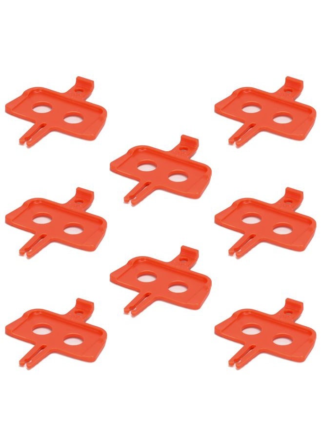 TorchPilot 8PCS Bike Disc Brake Pad Spacer, Hydraulic Disc Brake Pad Spreader Instert Repair Tool for Shimano, Mountain, Road Bike - Image 1