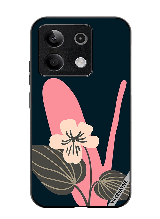 VR CREATIVE Protective Case Cover For Xiaomi Poco X6 Alphabet V Design Multicolour - Image 1