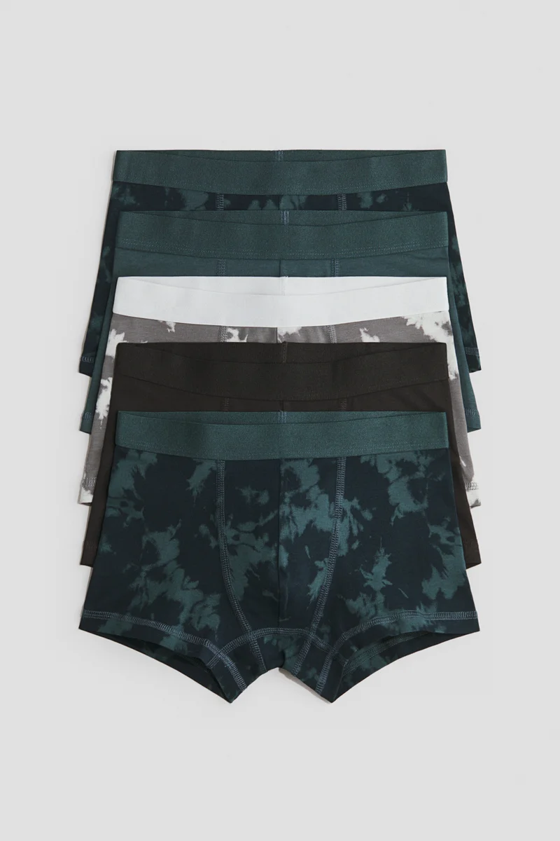 5-pack cotton trunks