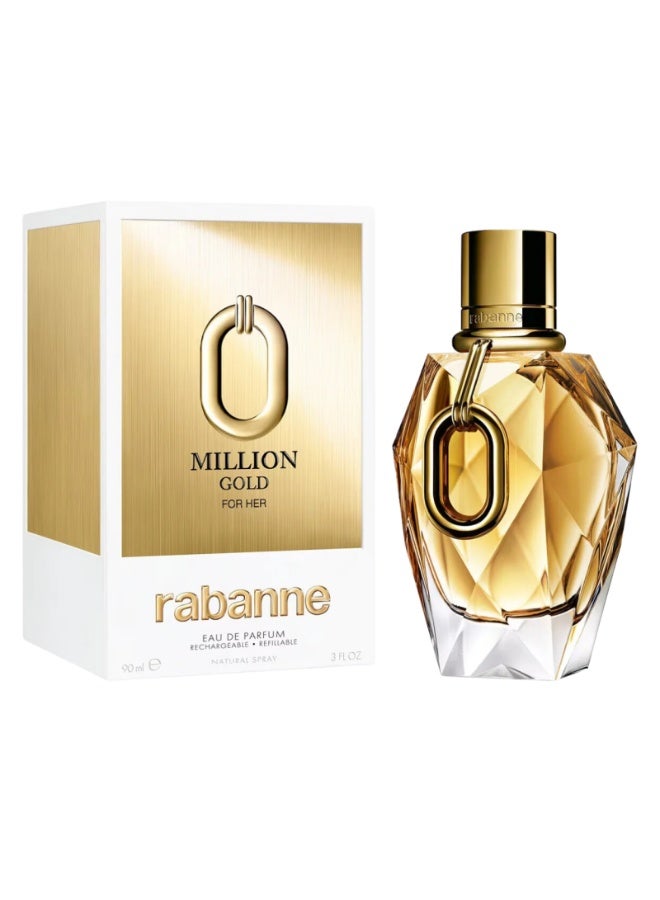 PACO REBANE Million Gold For Her - Eau de Parfum 90ml - Image 1