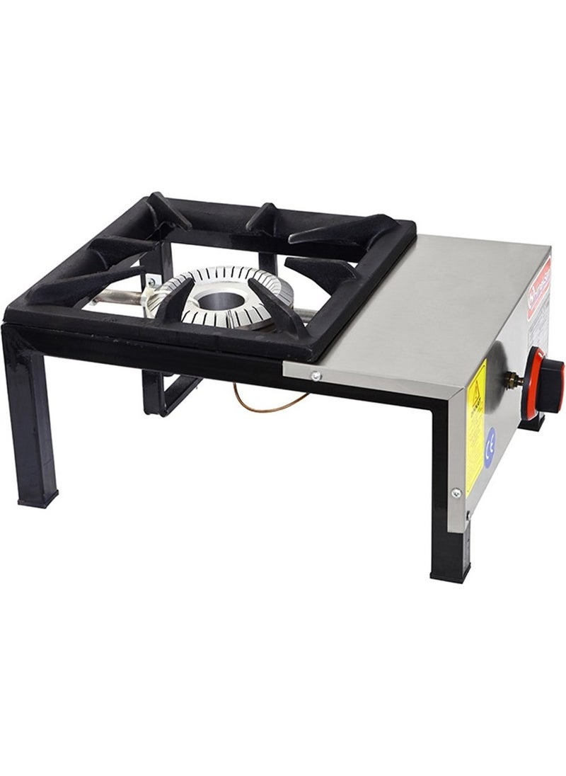 Himaksan Industrial Type LPG Cylinder 1-Burner Short Leg Restaurant Stove 