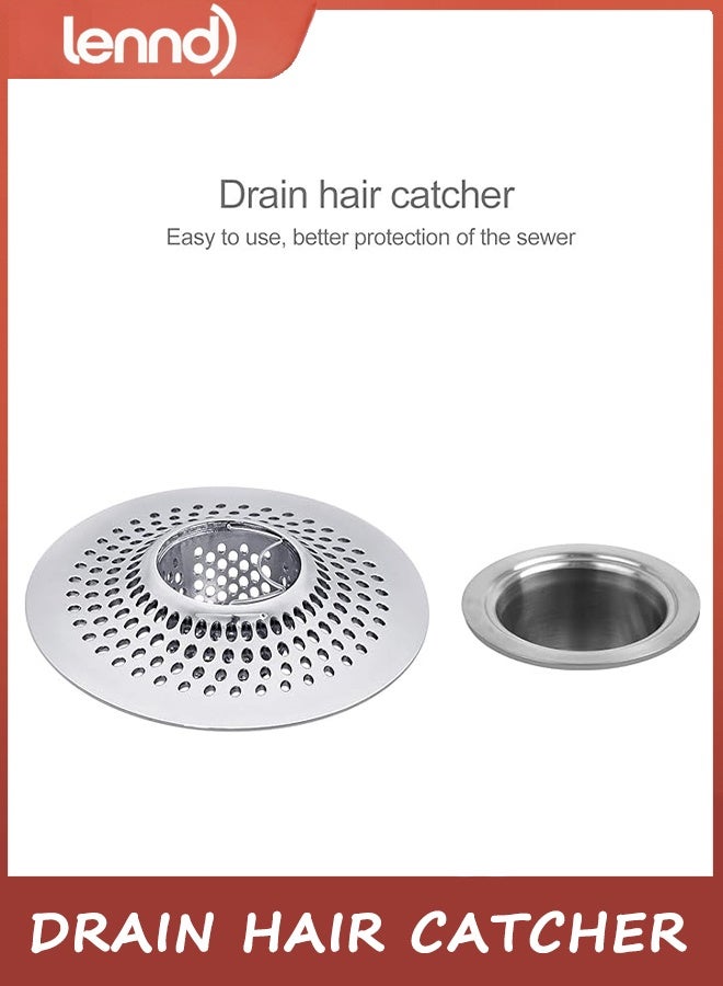 LENND Shower Drain Stopper,SteelDrain Protector-Odor Deodorizing Cover Kitchen Seal Sewer Deodorization Suitable for Kitchen Bathroom and Laundry(Patented Product) - Image 3