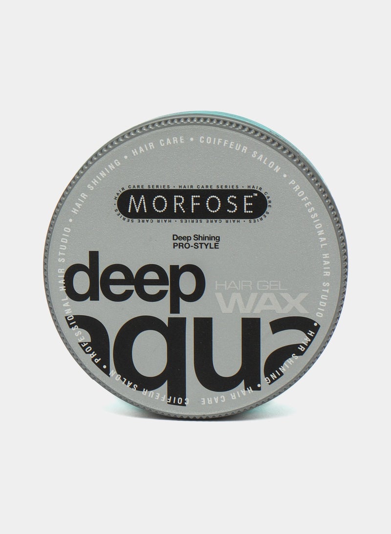 MORFOSE Morfose Deep Aqua Hair Gel Wax 175ml: Flexible Hold & Natural Shine - Image 3