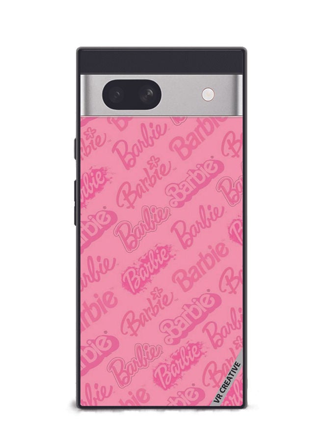 VR CREATIVE Protective Case Cover For Google Pixel 7a Barbie Design Multicolour - Image 1