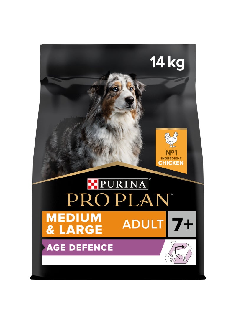 Purina Pro Plan طعام جاف للكلاب الكبيرة والمتوسطة للدفاع عن العمر 7+ مع الدجاج - Image 1