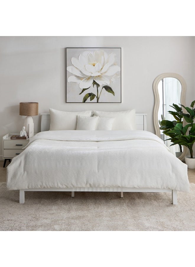 Home Box Artisan Deluxe Vintage Panel 5-Piece King Comforter Set 220 x 240 cm  - Image 4