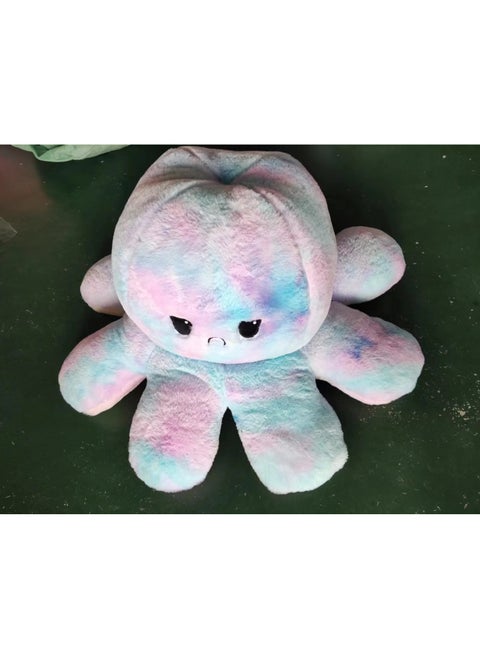 Extra Large Size Reversible Big Octopus Plushie Huggable and Soft Sensory Fidget Toy Stuffed Animals That Show Your Mood - Gift for Kids and Adults