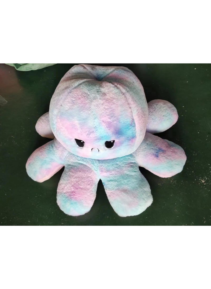 Cutie Cute - Extra Large Size Reversible Big Octopus Plushie Huggable and Soft Sensory Fidget Toy Stuffed Animals That Show Your Mood - Gift for Kids and Adults - Image 1